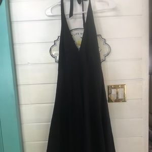 NWT J Crew Black Sun Dress Fully Lined